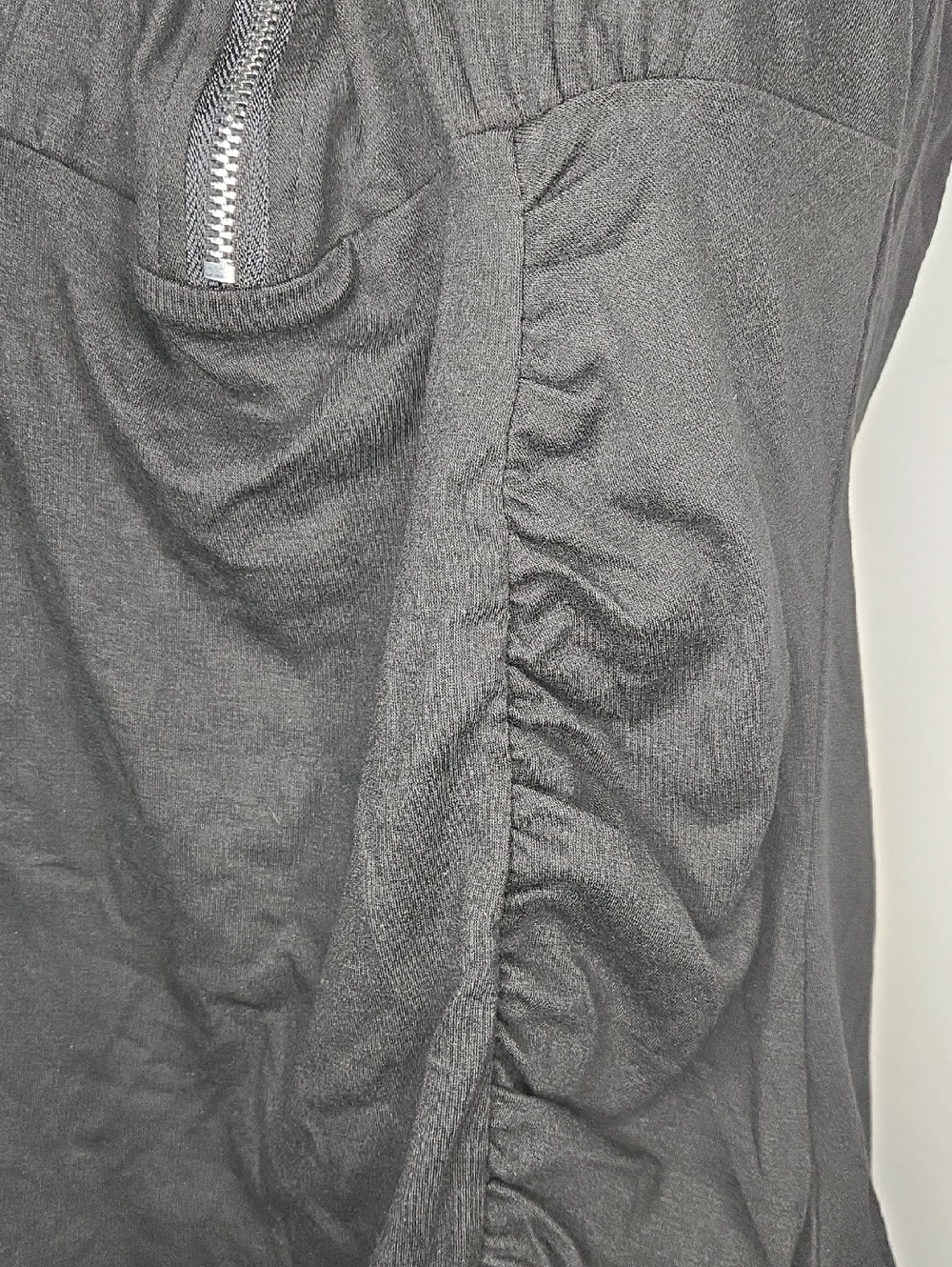 Black Halter Ring Gothic Tank Top L - Picture 3 of 5